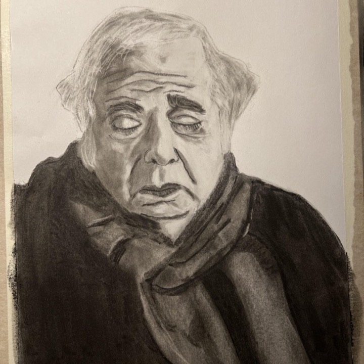 Kolteckning av Harold Bloom