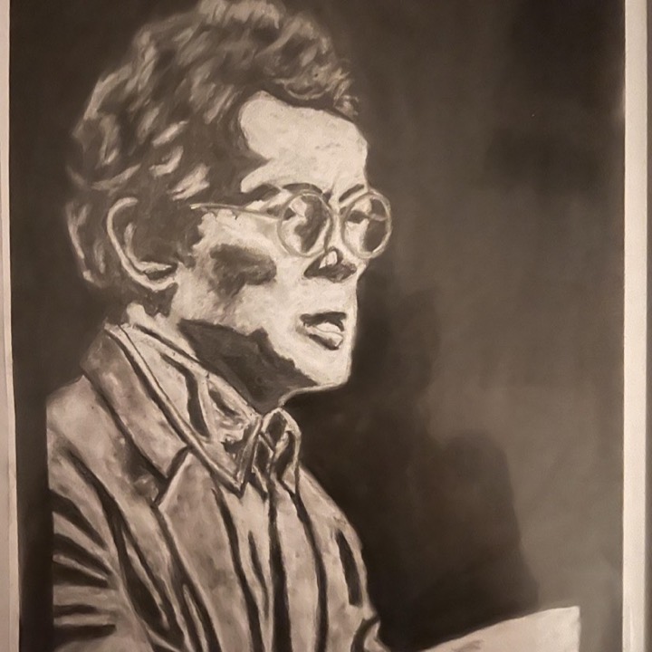 Kolteckning av Roger Scruton